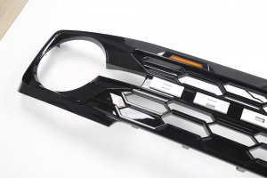 Ford Bronco Custom Grille - Sport Style w/ LED Lights - Matte Black Finish Ford Bronco Custom Grille - Sport Style w/ LED Lights - Matte Black Finish